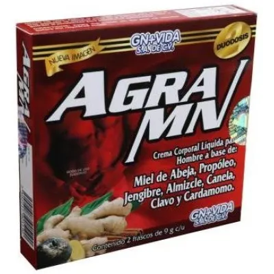 AGRAMN C/5 DE 9 GR  C/U miel, jengibre, almiizcle, canela