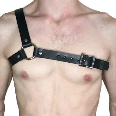 Pechera de Arnés de Cuero SADO Hombre H0043