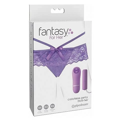 Fantasy For Her Crotchless Panty Thrill PD 4933-12