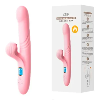 Vibrador PATALLA LED Vibrador Suction y movimiento
