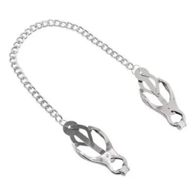 Pinza para Pezones o Clítoris con Cadena de Fantasía
