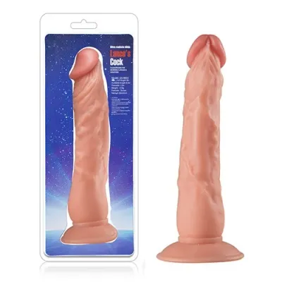 Dildo realista de pvc de 23 x 3.8 cm compatible con arnes