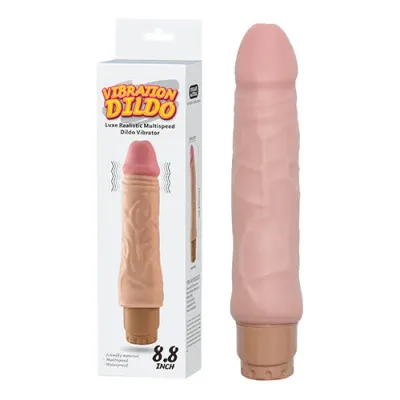 Consolador Vibration Dildo 8.8 Pulgadas – Estimulador Realista con Vibración
