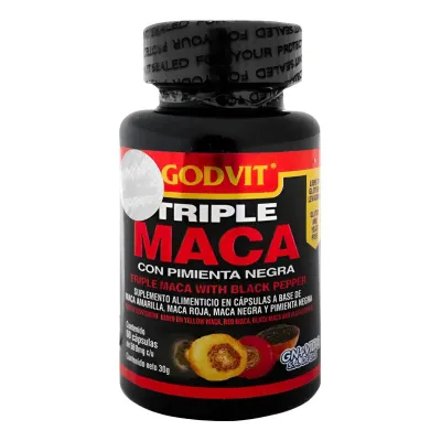 Cápsulas Triple Maca C/60 Godvit