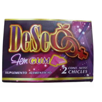 Deseo Hem Gum | Chicles para el Libido de la Mujer